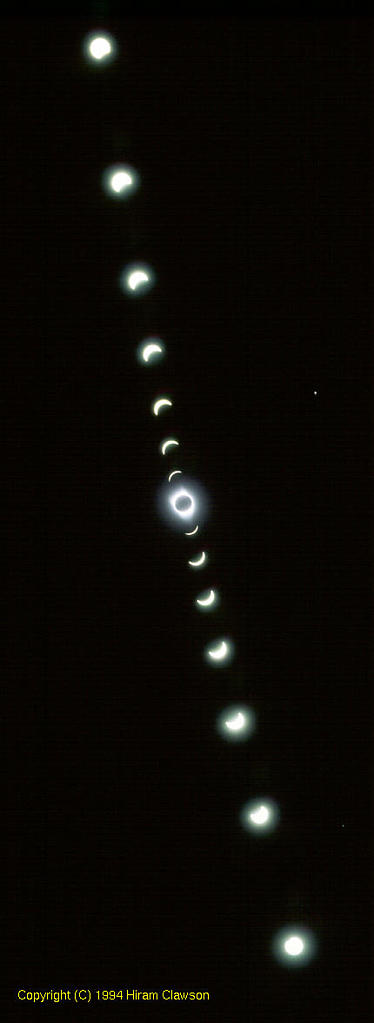 Total Solar Eclipse, 03 Nov 1994, Huachacalla, Bolivia
