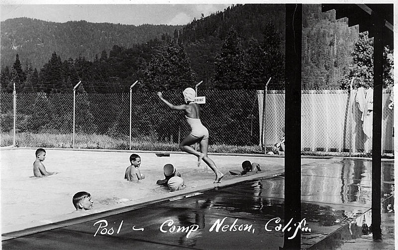 Camp Nelson Pool Postcard - 1961-07-15 12:00:00