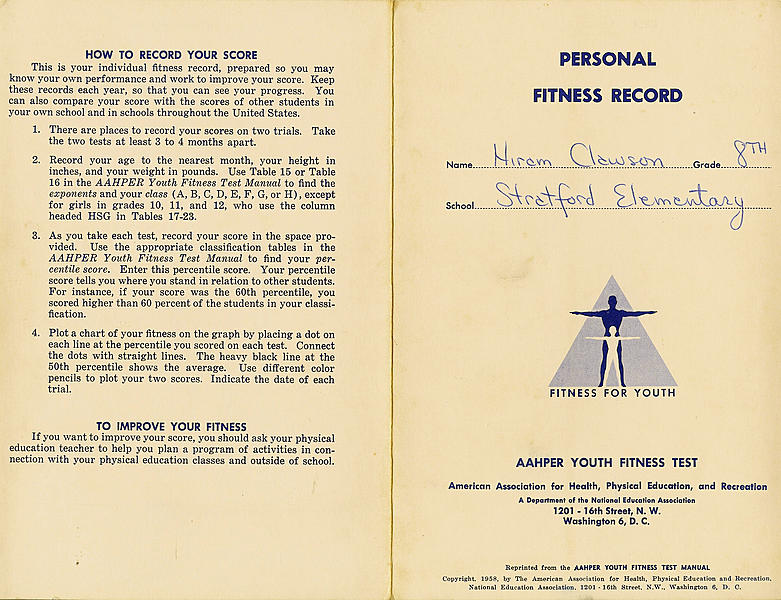 Hiram Fitness Record 1965 1 1965-05-15
