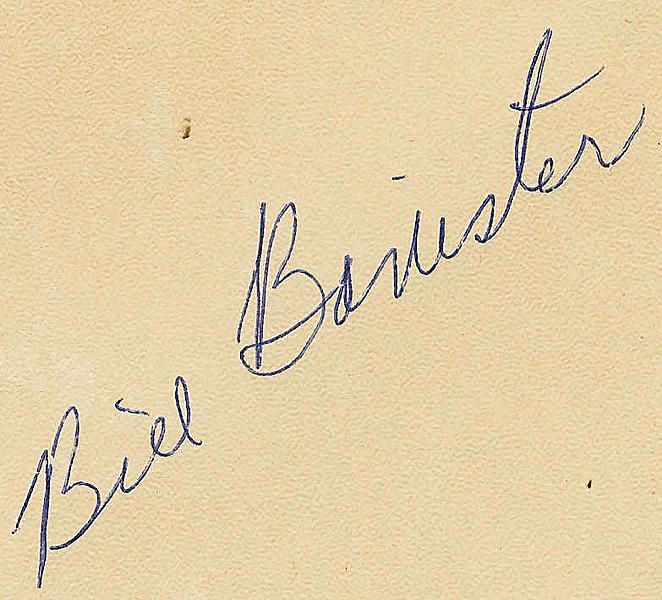 Bill Banister signature - 1977-06-15 12:05:00