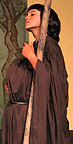 Abe as Friar Tuck, standing